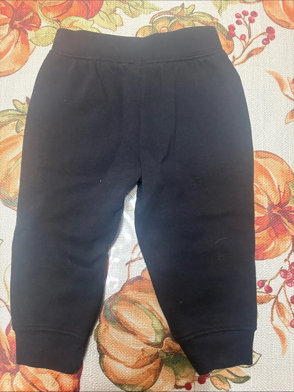 Carter's Black Jogger Pants with White Skeleton Bones